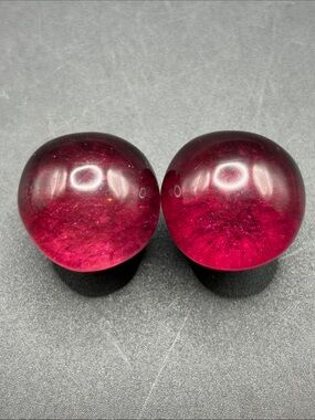 Dominique Denaive Paris Chunky Lucite Statement Clip On Earrings, Jewelry